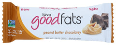 LOVE GOOD FATS: Peanut Butter Chocolatey Bar, 1.38 oz