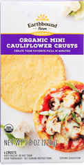 EARTHBOUND FARMS: Organic Mini Cauliflower Crusts, 7.80 oz