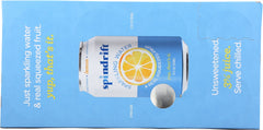 SPINDRIFT: Lemon Sparkling Water 8 Pack, 96 fo