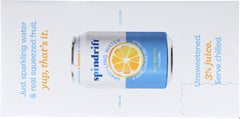 SPINDRIFT: Lemon Sparkling Water 8 Pack, 96 fo