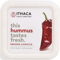 ITHACA COLD CRAFTED: Smoked Chipotle Hummus, 10 oz