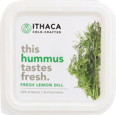 ITHACA COLD CRAFTED: Fresh Lemon Dill Hummus, 10 oz