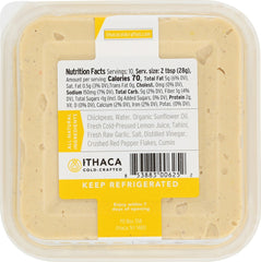 ITHACA COLD CRAFTED: Classic Hummus, 10 oz