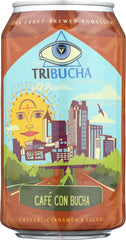 TRIBUCHA KOMBUCHA: Cafe Con Bucha Ready to Drink Kombucha, 12 oz