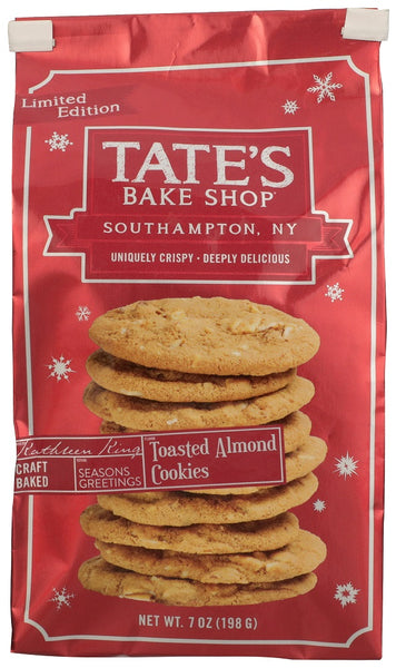 TATE'S BAKESHOP: Toasted Almond Cookies, 7 oz