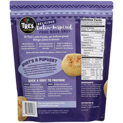 TRES LATIN FOODS: Chicken and Bean Minis Pupusas, 10 oz