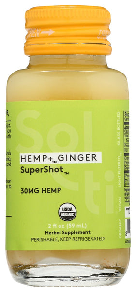 SOL-TI: Hemp Ginger Supershot, 2 oz