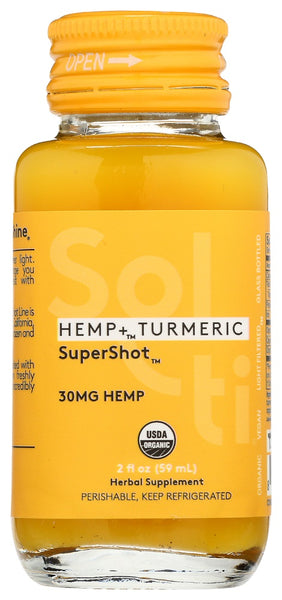 SOL-TI: Hemp Turmeric Supershot, 2 oz