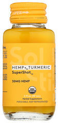 SOL-TI: Hemp Turmeric Supershot, 2 oz