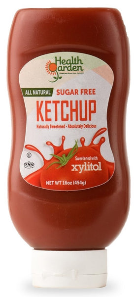 HEALTH GARDEN: Sugar Free Xylitol Ketchup, 16 oz