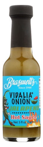 BRASWELL'S: Vidalia Onion Jalapeño Hot Sauce, 5 oz