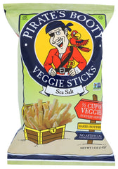 PIRATE'S BOOTY: Sea Salt Veggie Sticks, 5 oz