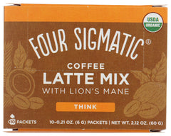 FOUR SIGMATIC: Coffee Latte Mix with Lion's Mane, 2.12 oz