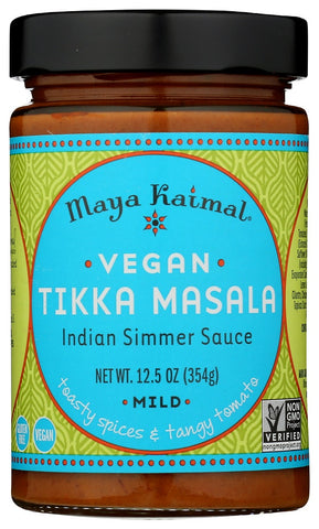 MAYA KAIMAL: Vegan Tikka Masala Indian Simmer Sauce, 12.50 oz