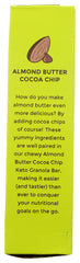 MUNK PACK: Almond Butter Cocoa Chip Keto Granola Bar 4 Pack, 4.51 oz