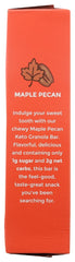 MUNK PACK: Maple Pecan Keto Granola Bar 4 Pack, 4.51 oz