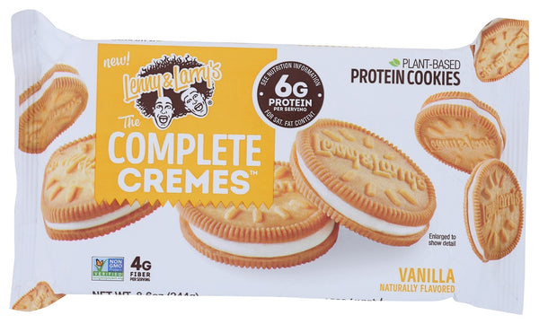 LENNY & LARRY'S: The Complete Cremes Vanilla Protein Cookies, 8.60 oz