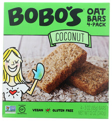 BOBO'S: Coconut 4 Pack Oat Bars, 12 oz