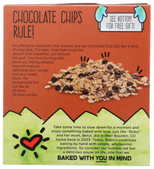 BOBO'S: Chocolate Chip 4 Pack Oat Bars, 12 oz