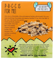 BOBO'S: Peanut Butter Chocolate Chip 4 Pack Oat Bars, 12 oz