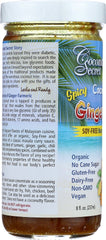 COCONUT SECRET: Spicy Ginger Turmeric Coconut Aminos, 8 oz