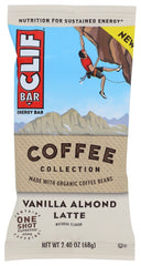 CLIF BAR: Vanilla Almond Latte Energy Bar, 2.40 oz