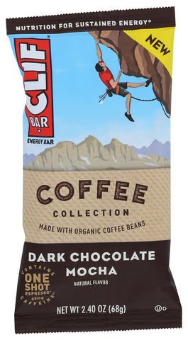 CLIF BAR: Dark Chocolate Mocha Energy Bar, 2.40 oz