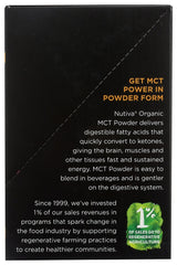 NUTIVA: Organic Vanilla MCT Powder 10 Pack, 3.9 oz