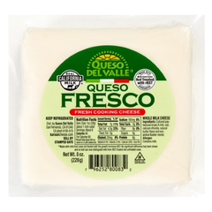 QUESO DEL VALLE: Queso Fresco, 8 oz