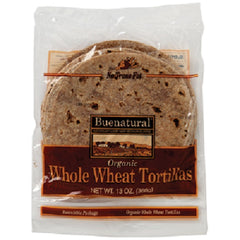 BUENATURAL: Organic Whole Wheat Tortillas, 13 oz