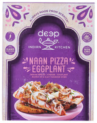 DEEP INDIAN KITCHEN: Naan Pizza Eggplant, 9 oz