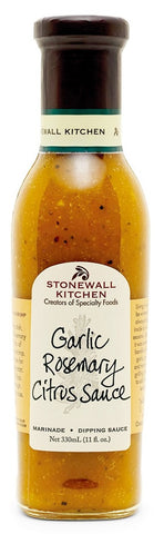 STONEWALL KITCHEN: Garlic Rosemary Citrus Sauce, 11 oz