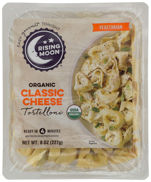 RISING MOON: Organic Classic Cheese Tortelloni, 8 oz