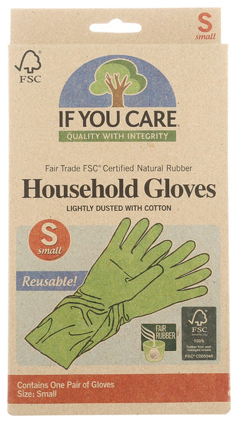 IF YOU CARE: Household Gloves Small, 1 ea