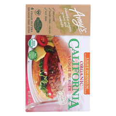 AMYS: Light in Sodium Organic California Veggie Burger, 10 oz