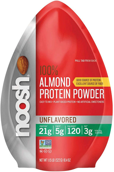 NOOSH: Powder Protn Almnd Unflvd, 1.15 lb