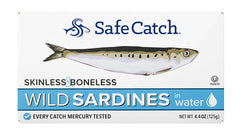 SAFECATCH: Sardine Wild Blsl In Watr, 4.4 oz