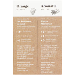 HELLA COCKTAIL: Bitters Pck Orng & Aromtc, 3.4 fo