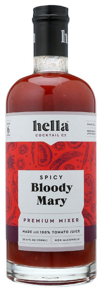 HELLA COCKTAIL: Mixer Spicy Bloody Mary, 25.4 fo