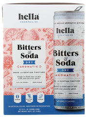 HELLA COCKTAIL: Bitters Dry Aromatic 4Pk, 48 fo