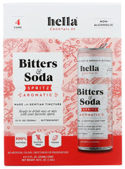 HELLA COCKTAIL: Bitters Sprtz Aromatc 4Pk, 48 fo