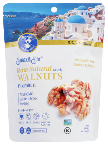 AZNUT: Walnuts Raw, 6 oz