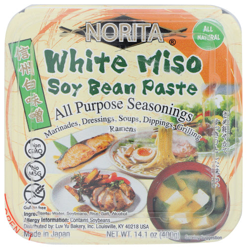 NORITA: Paste Wht Miso Soy Bean, 14.1 oz
