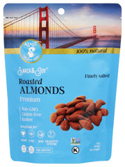 AZNUT: Almonds Roasted, 6 oz