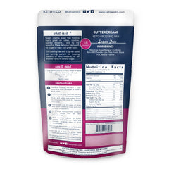 KETO & CO: Mix Frosting Buttercream, 8.1 oz
