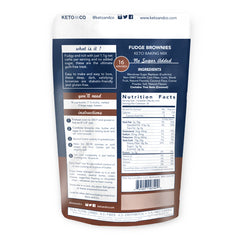 KETO & CO: Mix Fudge Brownie, 10.2 oz
