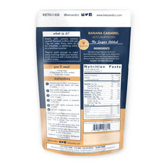 KETO & CO: Mix Muffin Banana Caramel, 8.8 oz