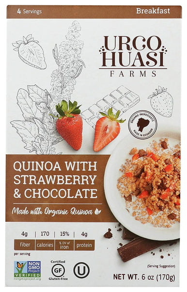 URCOHUASI FARMS: Quinoa Strwbry And Choco, 6 oz