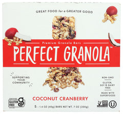 THE PERFECT GRANOLA: Granola Ccnut Cranberry, 7 oz