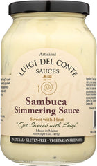 LUIGI DEL CONTE SAUCES: Sauce Sambuca Simmering, 15 oz